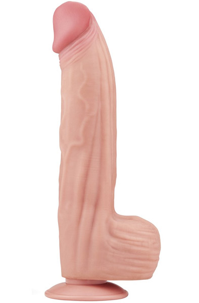 King Sized Sliding Skin Dual Layer Dildo 31 cm XL dildo