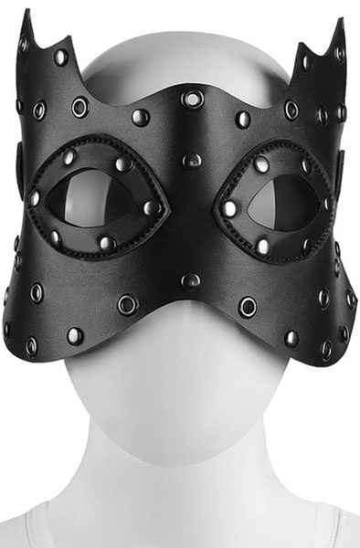 KinkHarness Boorel Mask Black BDSM-maski view 2