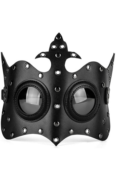 KinkHarness Royal Mask Black BDSM mask