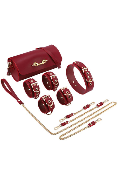 Kiotos BDSM Deluxe Kit Red Bondage paket