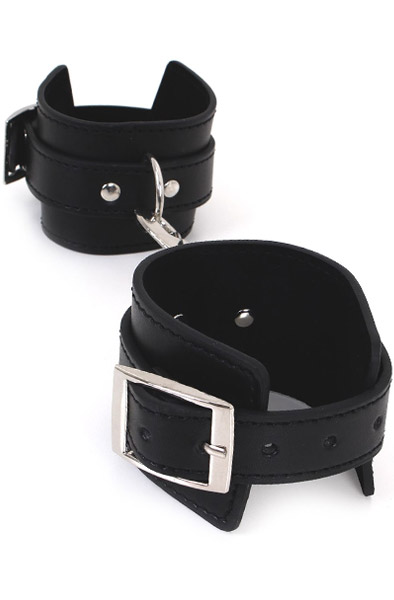 Kiotos Budget Wrist Cuffs With Double Hook Handbojor