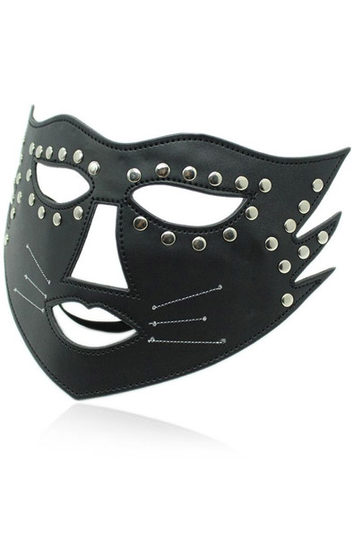 Kiotos Cat Mask Black BDSM mask
