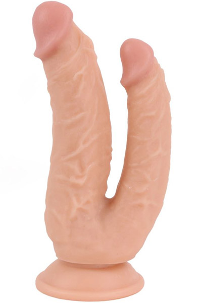 Kiotos Double COX Flesh 19 cm Dubbeldildo