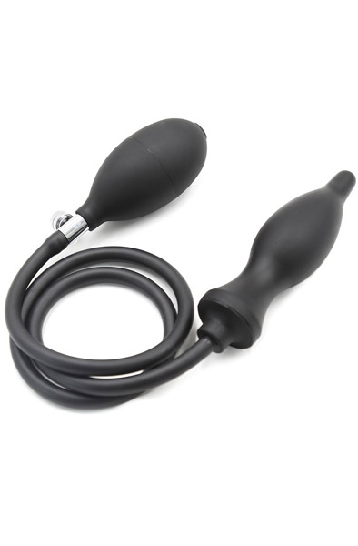 Kiotos Inflatable Anal Plug Black Pumpattava anaalitappi