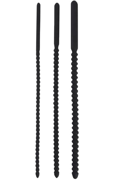 Kiotos Threaded Silicone Urethral Sound Set Dilator paket