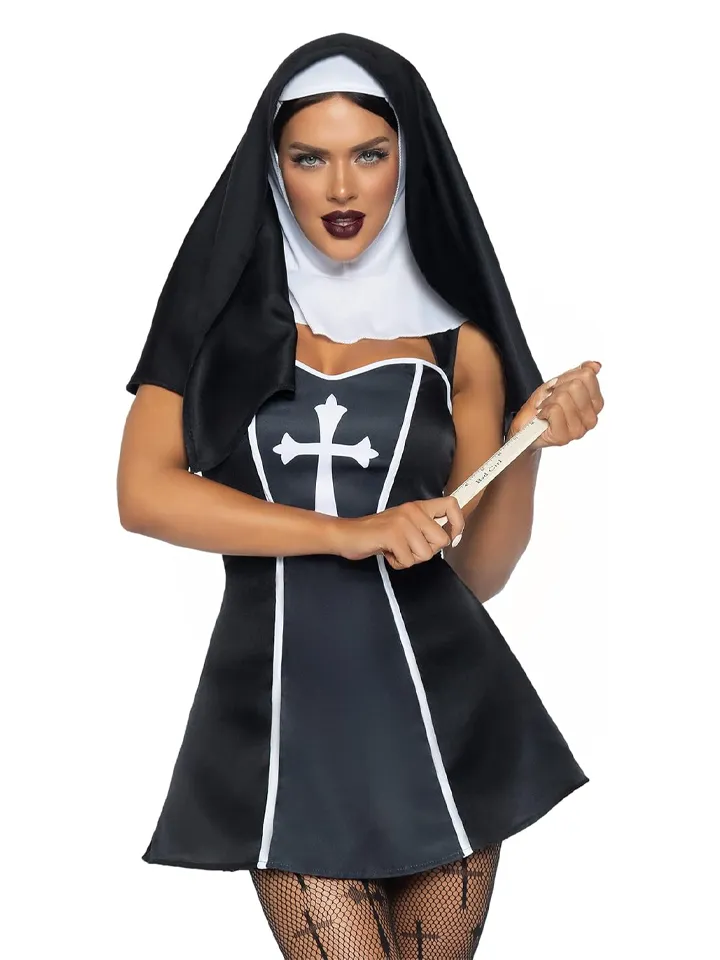 Leg Avenue Naughty Nun L Rollspel & Maskerad