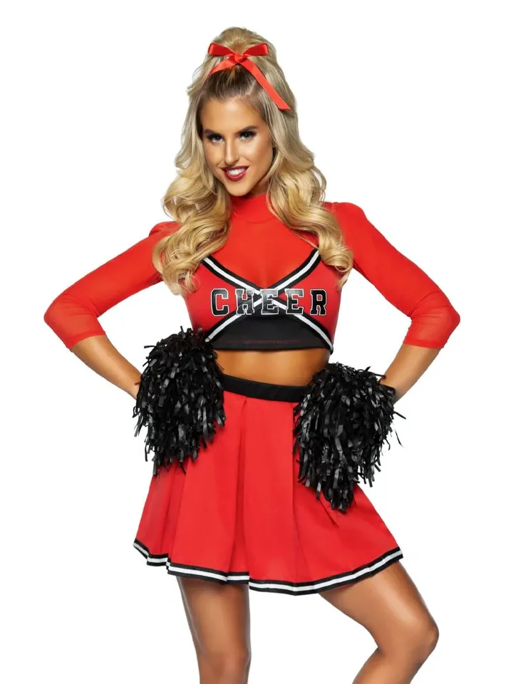 Leg Avenue Varsity Cheerleader Babe XS Rollspel & Maskerad