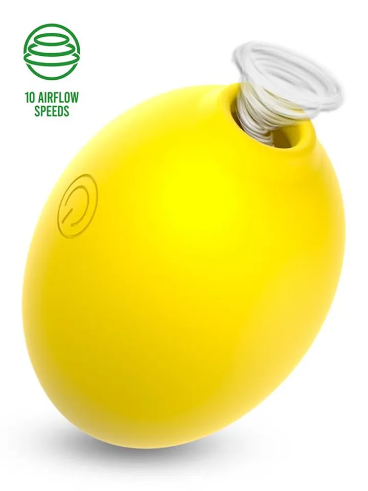 Lemon Clitoral Stimulator With Suction Lufttrycksvibrator