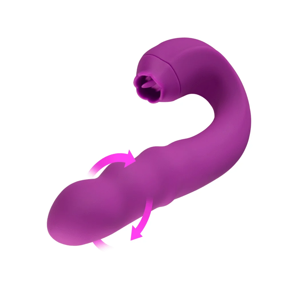 Lilian G-Spot Vibrating Tongue & Rotating Head G-punktsvibrator