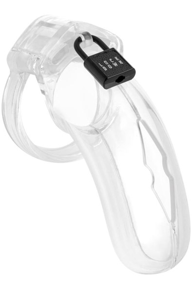 Lockdown Chastity Cage Clear Large Kyskhetsbur