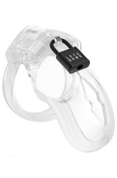 Lockdown Chastity Cage Clear Small Kyskhetsbur