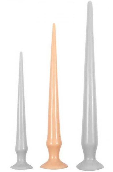 Long Dildo Tail Flex Flesh 43 cm Extra pitkä anaalidildo