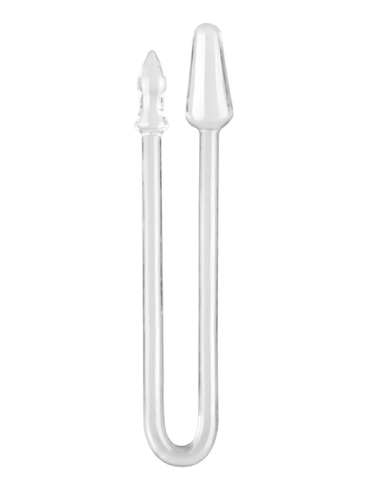 Long Snass Plug Transparent 43 cm Extra lång analdildo