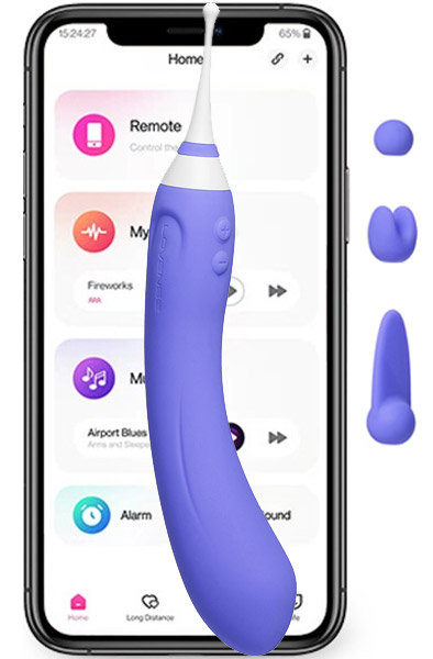 Lovense Hyphy Dual-End Vibrator Trådlös vibrator