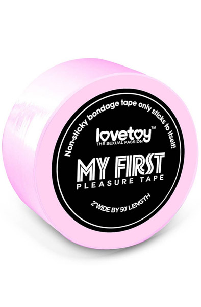 Lovetoy Non-Sticky Bondage Tape Pink 15m Bondageteippi