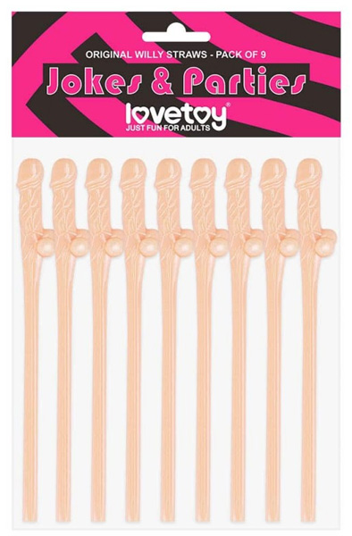 Lovetoy Willy Straws Snopp Sugrör