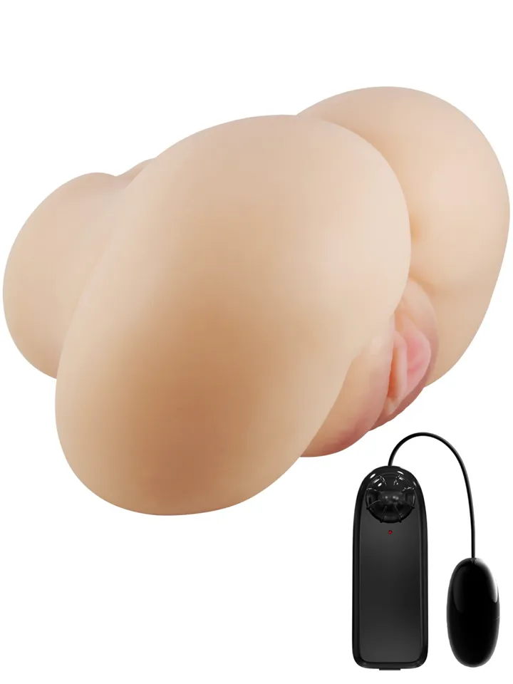 Luna Vibration Double Holes Tekopillu vibraattorilla