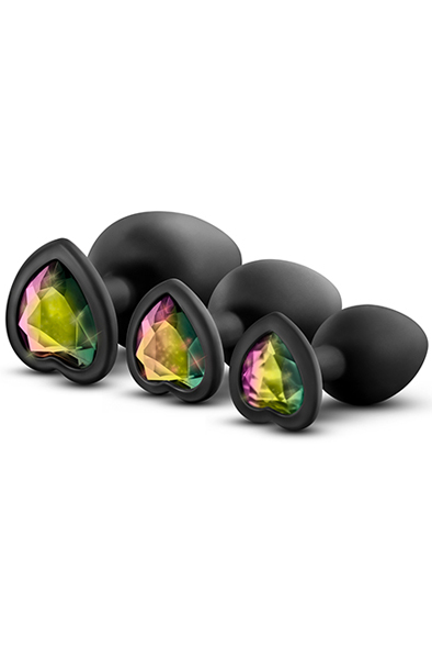 Luxe Bling Plugs Training Kit Black Analpluggar paket