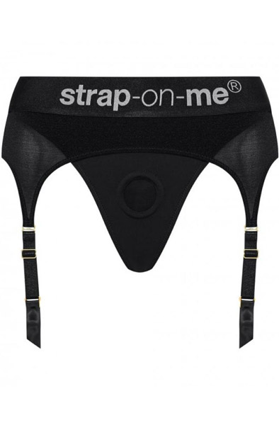 Luxury Strap-On Harness with Suspenders M Harness