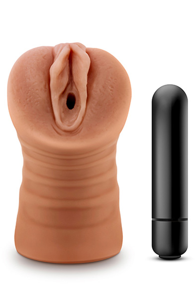 Blush Novelties Vibrating Pussy Julieta Mocha Blush Novelties Vibrating Pussy Julieta Mocha