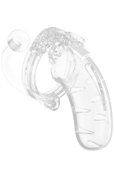 Mancage 11 Chasity Cage With Plug Transparent Kyskhetsbur