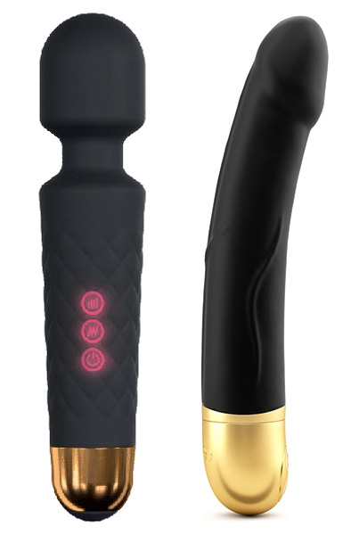 Marc Dorcel Wand + Real Vibration M Black Paketerbjudande