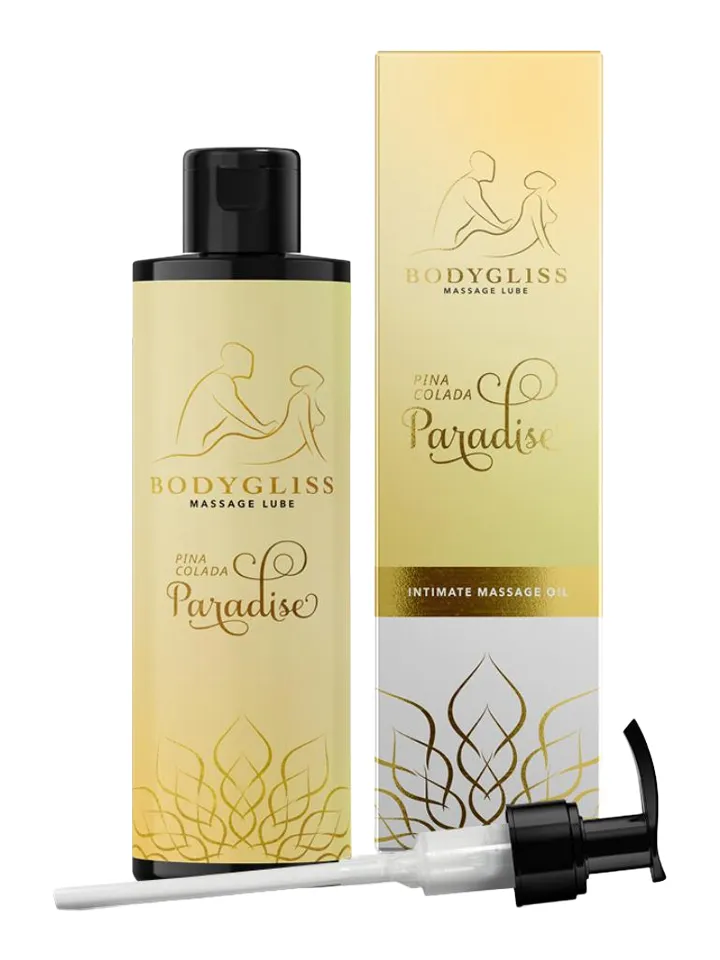 Massage Oil & Lubricant Pina Colada Paradise 150 ml Hierontaöljy