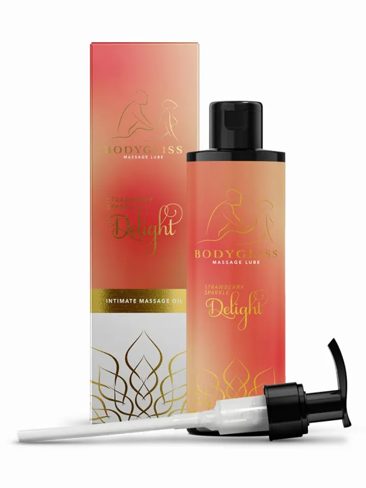 Massage Oil & Lubricant Strawberry Spark Delight 150 ml Massageolja