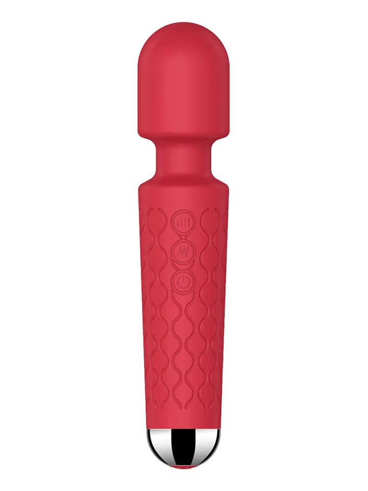 Massager Wand 20 Vibrations Red Magicwand / Massagewand
