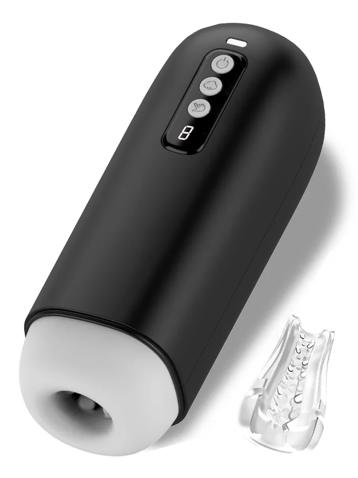 Masturbator 8 Sucking Mode + Interactive Function Masturbator med vibration