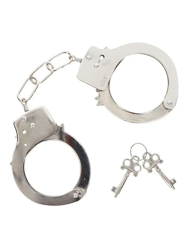 Metal Handcuffs Silver Käsiraudat