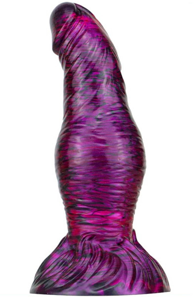 Metallic Fantasy Dildo Duxel Purple/Black 19,5 cm Dragon dildo