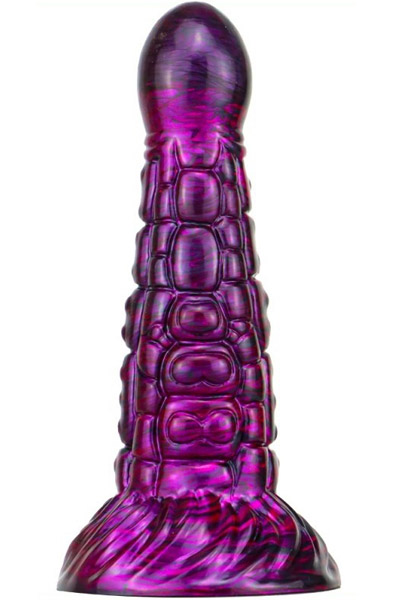 Metallic Fantasy Dildo Ninja Purple/Black 19 cm Dragon dildo