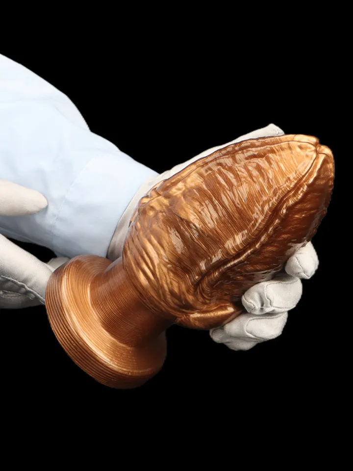 Metallic Fantasy Goldnut Plug 20 cm XXL Buttplug