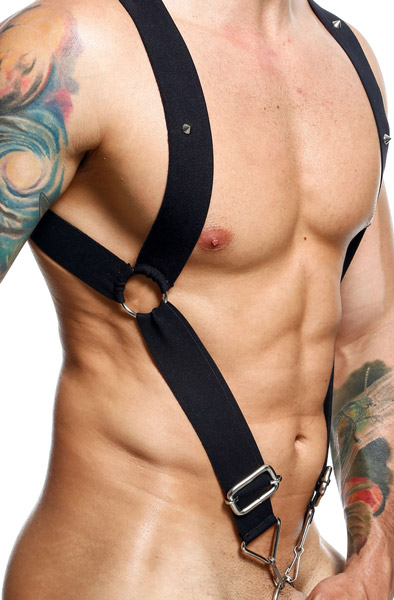MOB Eorticwear Straigh Back Harness O/S Bondage-valjaat