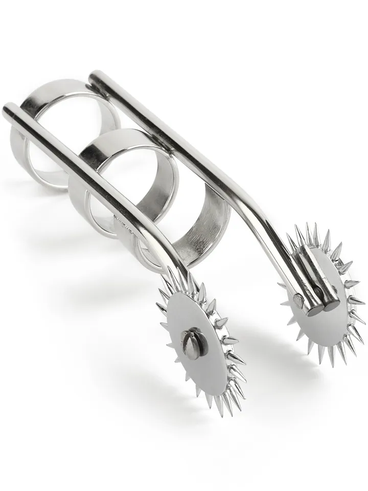 Mr Steel Double Finger Pinwheel Wartenberg hjul