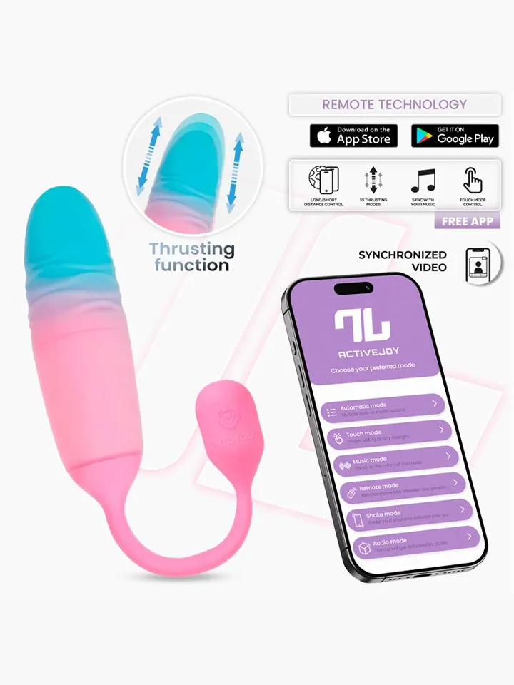 NexEgg Motion Vibrating Egg With Thrusting App Appstyrt vibrerande ägg