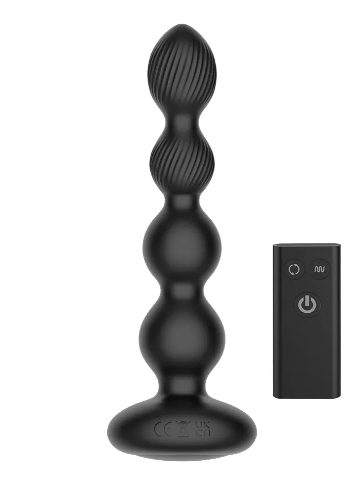 Nexus Tornado Rotating Beaded Anal Plug Large Prostatavibraattori