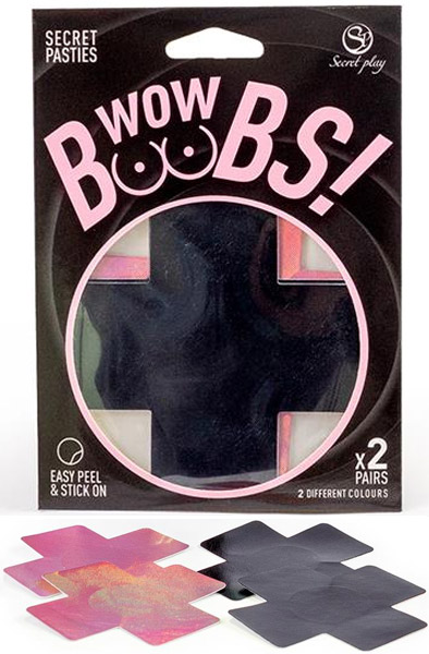Nipple Covers Cross Shapped Holografic Nipple covers