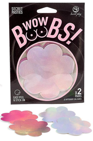 Nipple Covers Flower Shapped Holographic Nipple covers