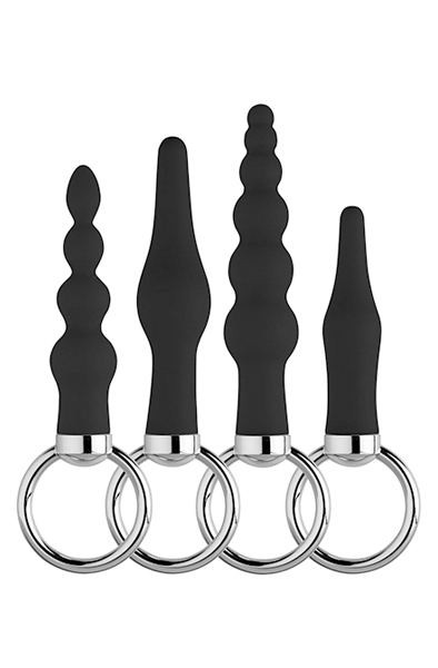 NMC Back Up Butt Plug Kit Black Anaalitappi setti