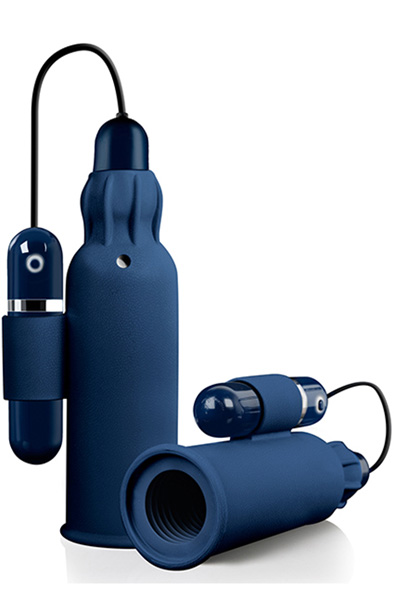 NMC Tremble Stroker 10-Functions Blue Masturbator med vibration