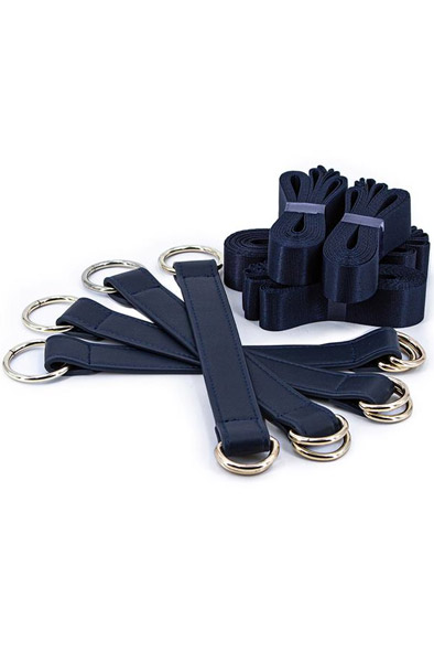 NS Novelties Bondage Couture Tie Down Straps Asennonvarmistaja