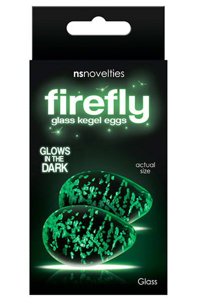 NS Novelties Firefly Glass Kegel Eggs Knipkulor / Geishakulor