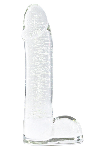 NS Novelties Firefly Glass Smooth Ballsey Dildo 11,5 cm Glasdildo
