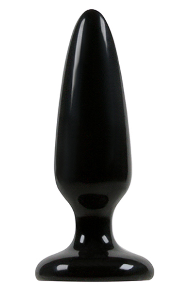 NS Novelties Jelly Rancher Pleasure Plug Small Black Analplugg