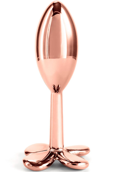 NS Novelties Rear Assets Clover Rose Gold Anaalitappi