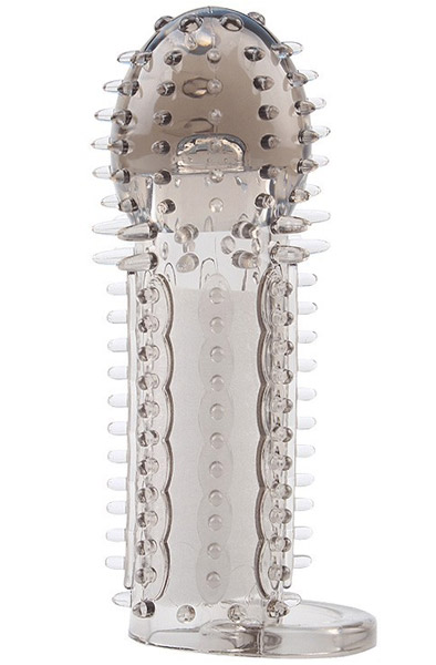 Nubby Grey Sleeve 14,5 cm Penisöverdrag