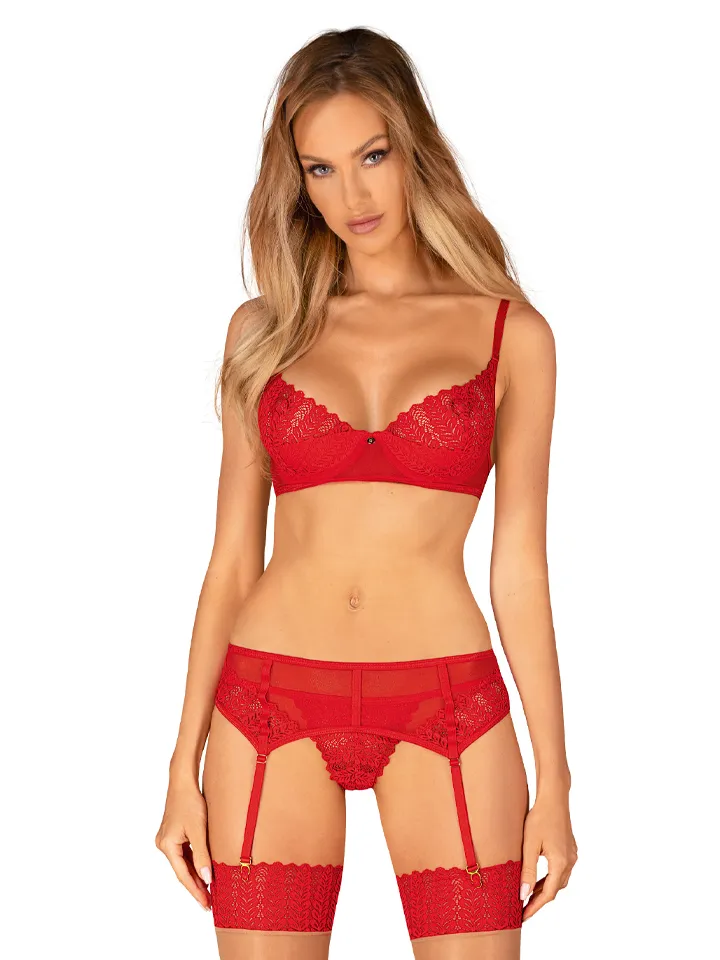 Obsessive Ingridia 3-pcs Set BH & BH-set