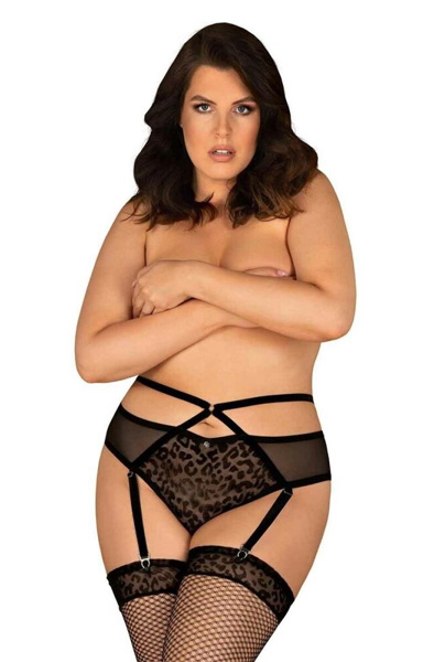 Obsessive Jagueria Garter Belt 4XL/5XL Strumpebandshållare